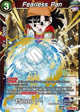 Fearless Pan (Shatterfoil) BT3-008 card from Draft Box 04 - Dragon Brawl