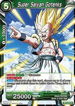 Super Saiyan Gotenks (Shatterfoil) BT1-070 card from Draft Box 04 - Dragon Brawl