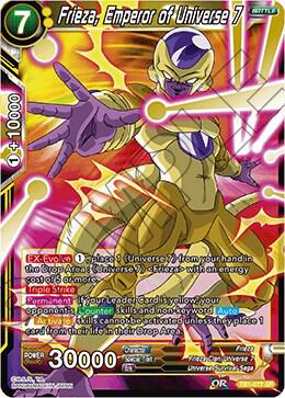 Frieza, Emperor of Universe 7 (Shatterfoil) TB1-077 card from Draft Box 04 - Dragon Brawl