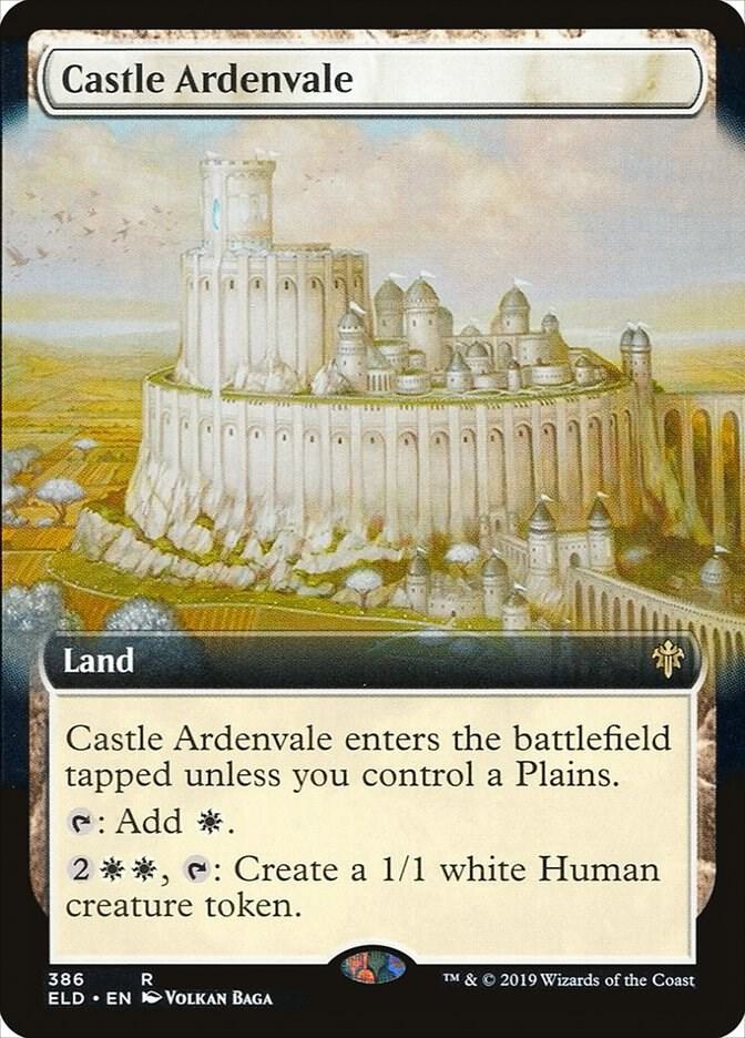 Castle Ardenvale (Extended Art) 386 card from Throne of Eldraine