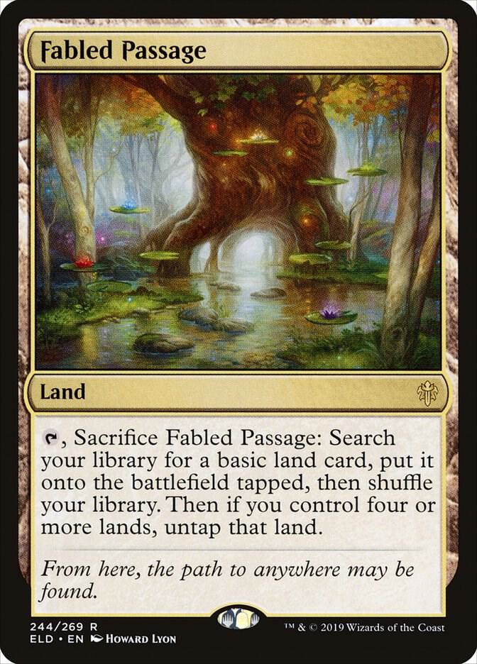 Fabled Passage 244 card from Throne of Eldraine
