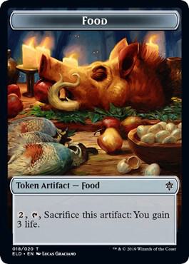 Food Token 18 card from Throne of Eldraine