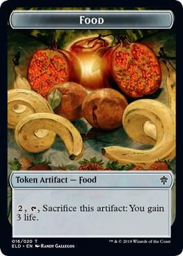 Food Token 16 card from Throne of Eldraine