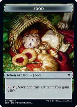 Food Token 17 card from Throne of Eldraine