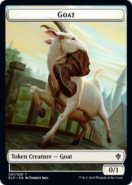 Goat Token 1 card from Throne of Eldraine