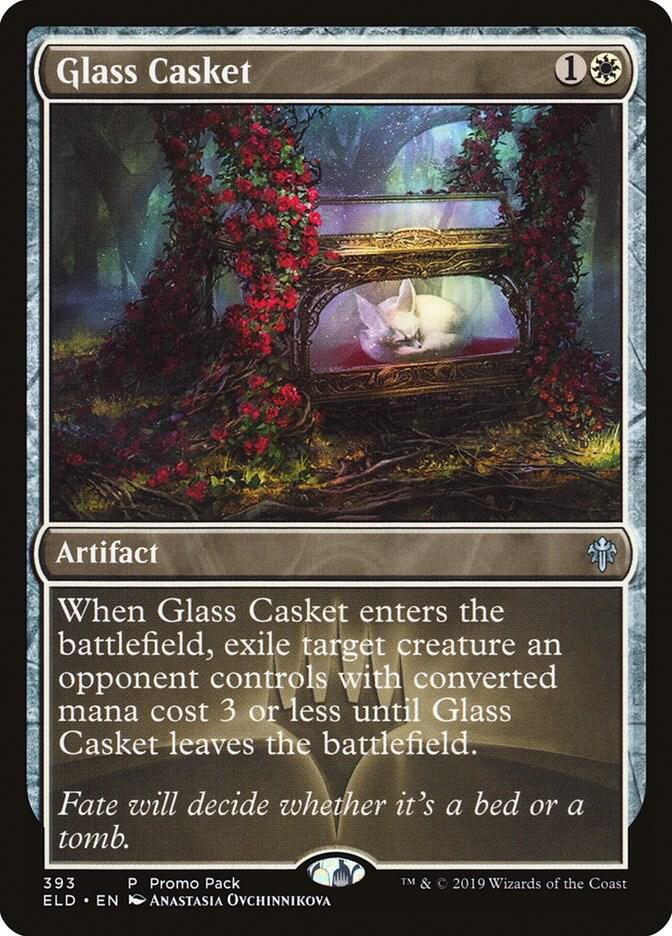 Glass Casket 393 card from Promo Pack: Throne of Eldraine