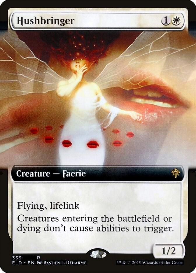 Hushbringer (Extended Art) 339 card from Throne of Eldraine