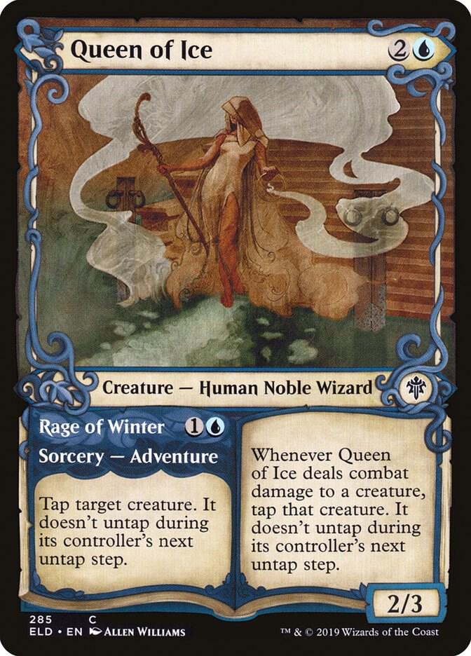 Queen of Ice (Showcase) 285 card from Throne of Eldraine
