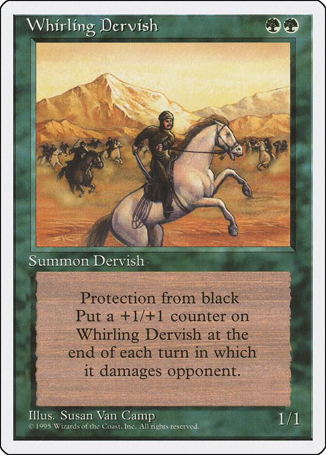 Whirling Dervish card from Fourth Edition