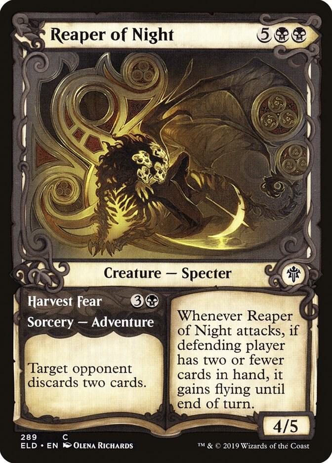 Reaper of Night (Showcase) 289 card from Throne of Eldraine
