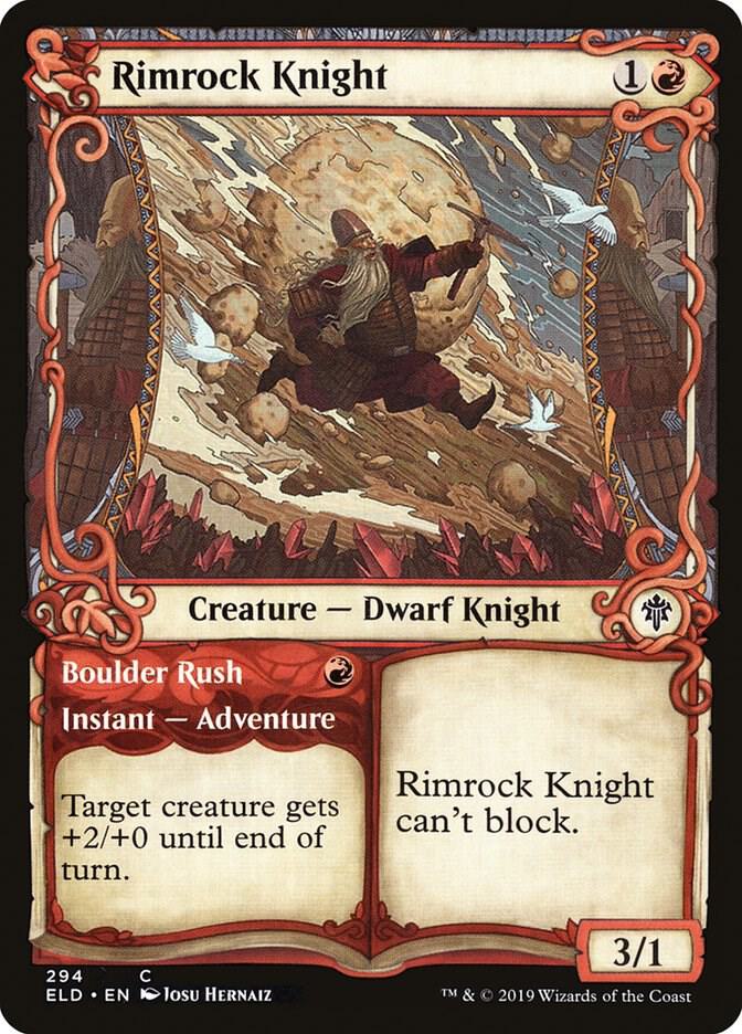 Rimrock Knight (Showcase) 294 card from Throne of Eldraine