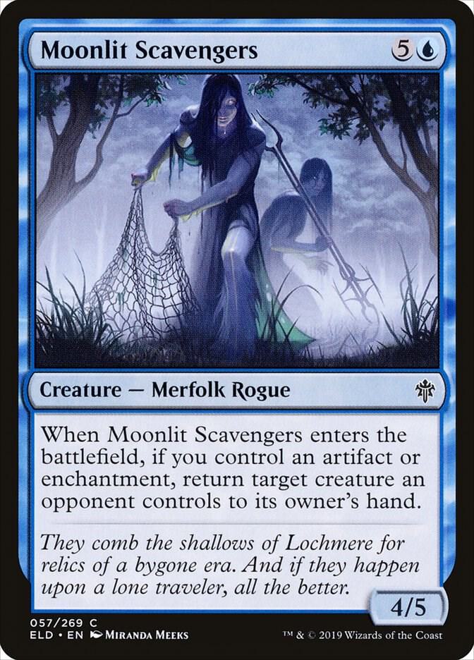 Moonlit Scavengers 57 card from Throne of Eldraine