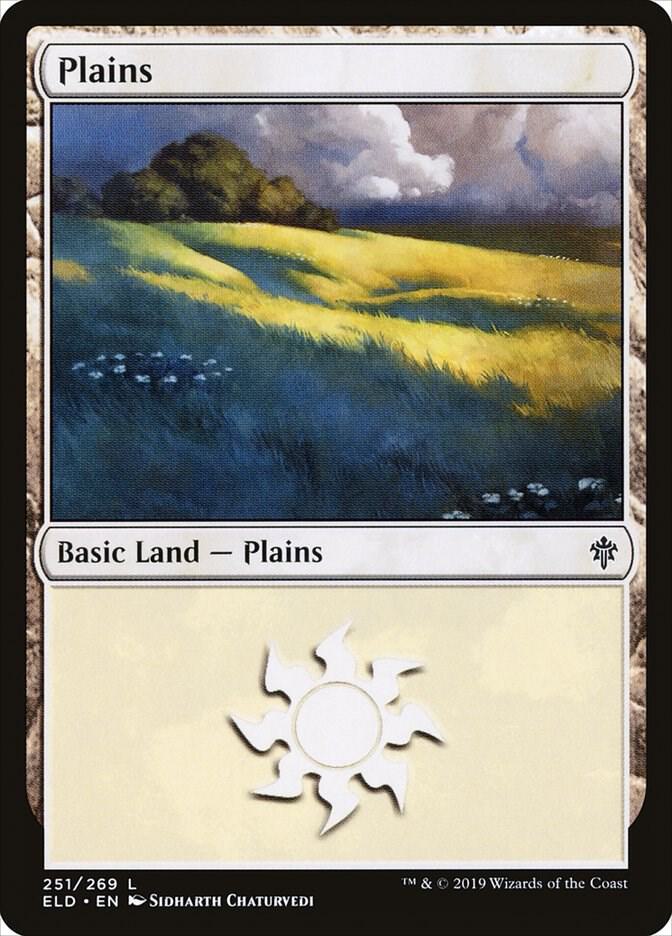 Plains 251 card from Throne of Eldraine
