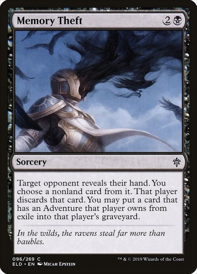 Memory Theft 96 card from Throne of Eldraine