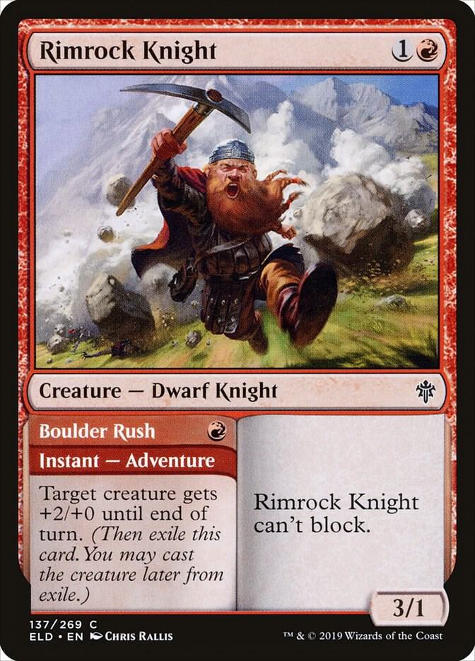 Rimrock Knight 137 card from Throne of Eldraine