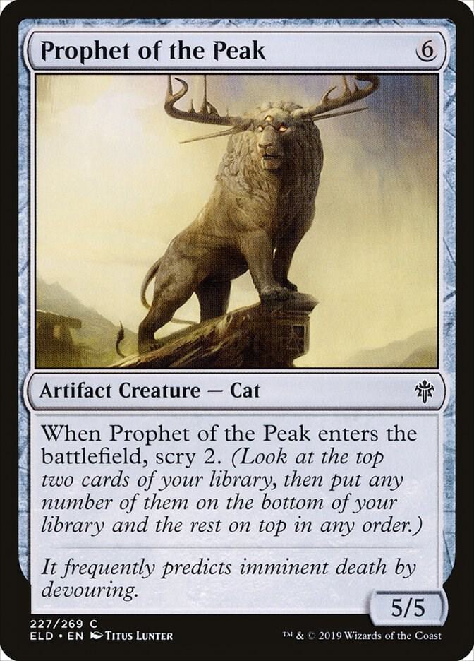 Prophet of the Peak 227 card from Throne of Eldraine