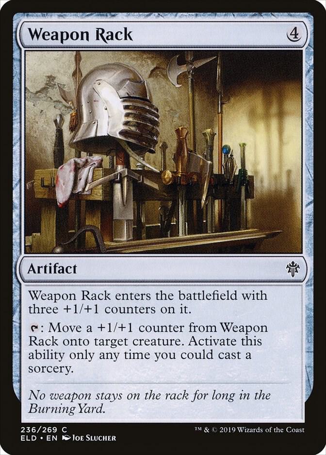 Weapon Rack 236 card from Throne of Eldraine