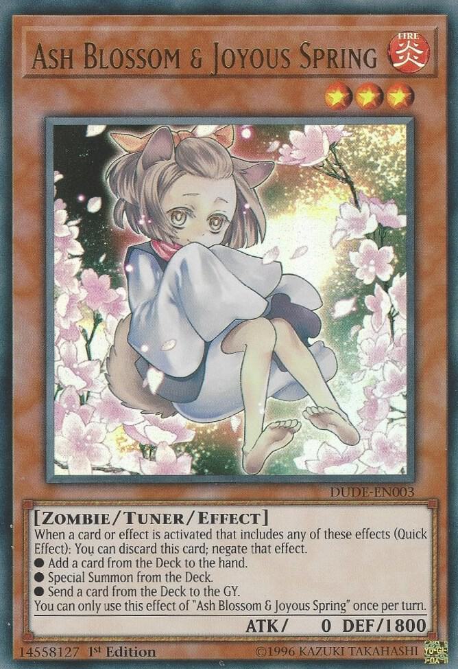 Ash Blossom & Joyous Spring DUDE-EN003 card from Duel Devastator