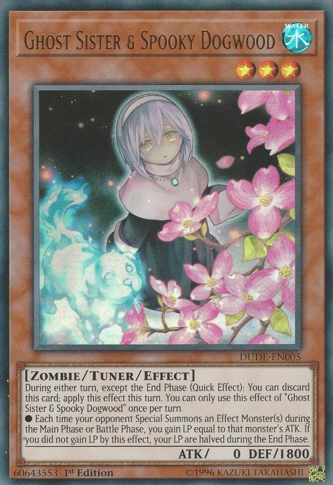 Ghost Sister & Spooky Dogwood DUDE-EN005 card from Duel Devastator