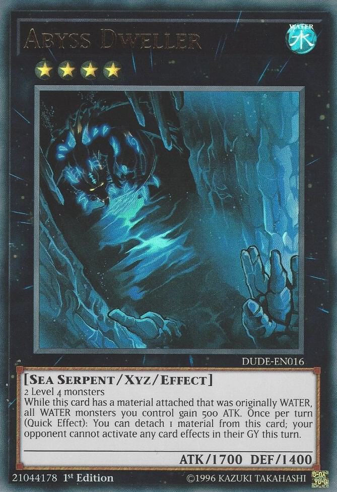 Abyss Dweller DUDE-EN016 card from Duel Devastator