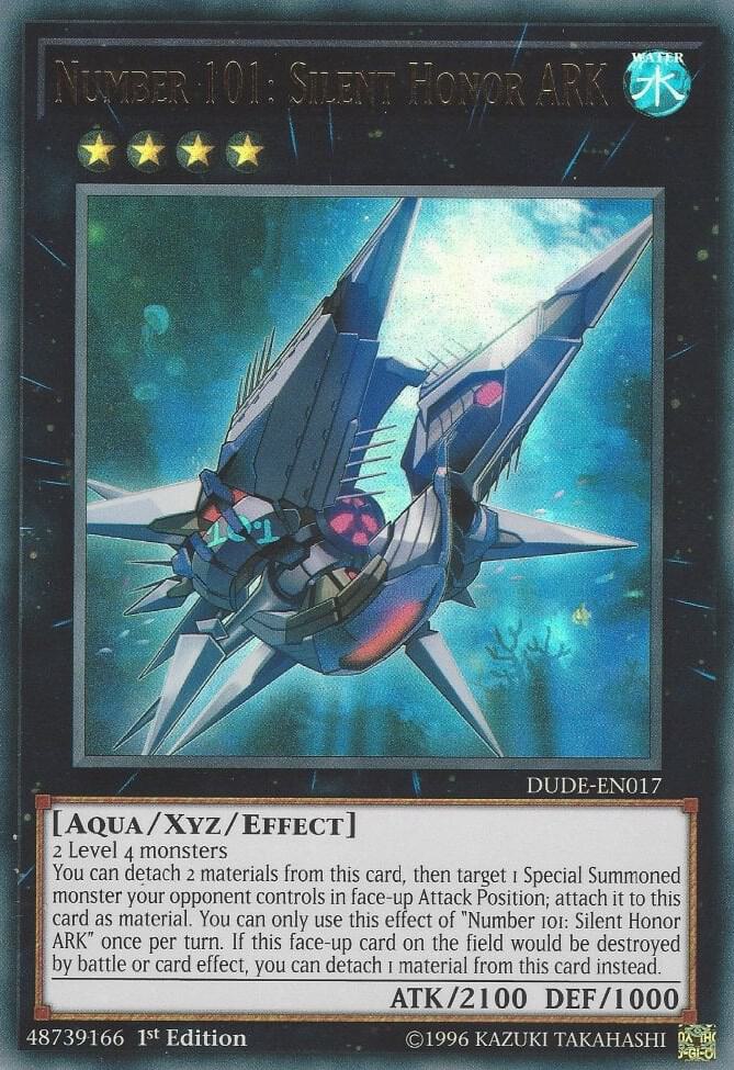 Number 101: Silent Honor ARK DUDE-EN017 card from Duel Devastator