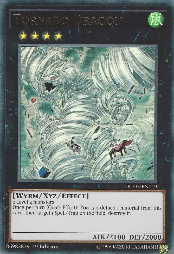 Tornado Dragon DUDE-EN019 card from Duel Devastator