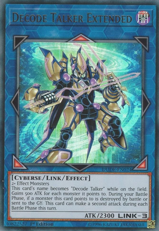 Decode Talker Extended DUDE-EN024 card from Duel Devastator
