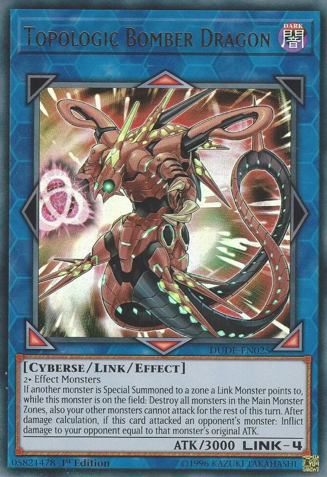 Topologic Bomber Dragon DUDE-EN025 card from Duel Devastator