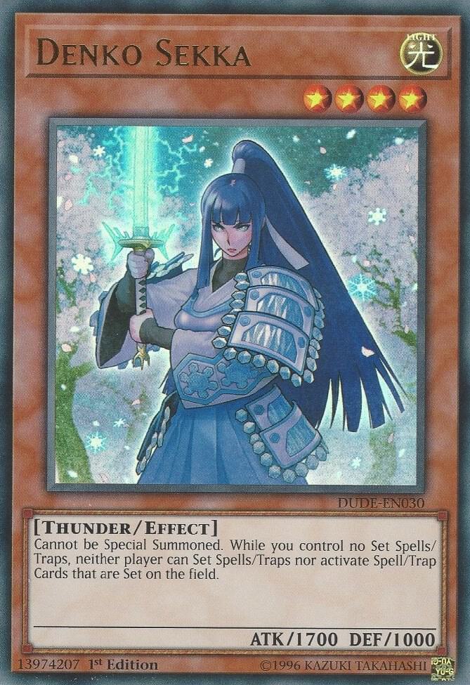 Denko Sekka DUDE-EN030 card from Duel Devastator