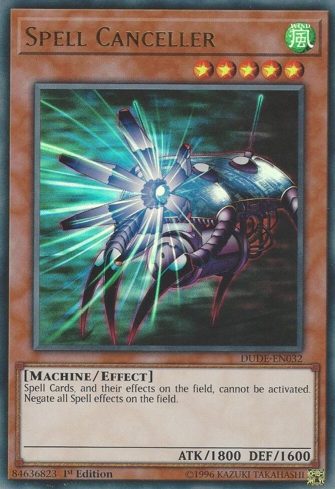 Spell Canceller DUDE-EN032 card from Duel Devastator