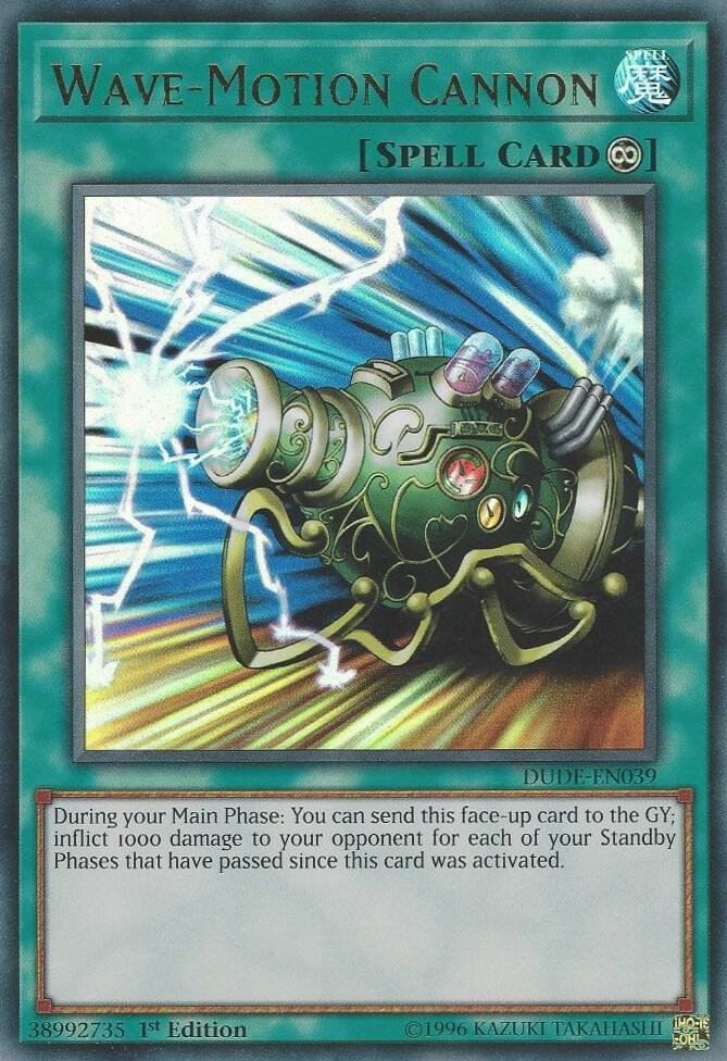 Wave-Motion Cannon DUDE-EN039 card from Duel Devastator
