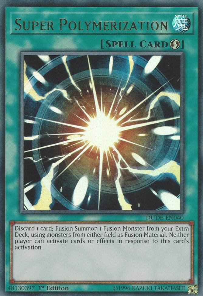 Super Polymerization DUDE-EN040 card from Duel Devastator