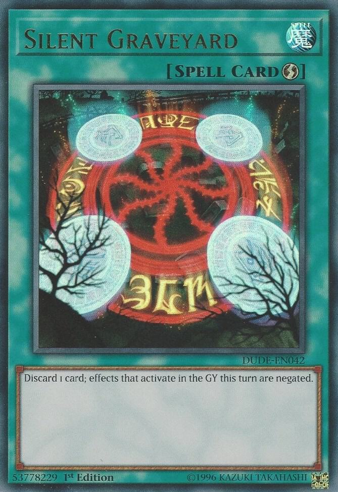 Silent Graveyard DUDE-EN042 card from Duel Devastator