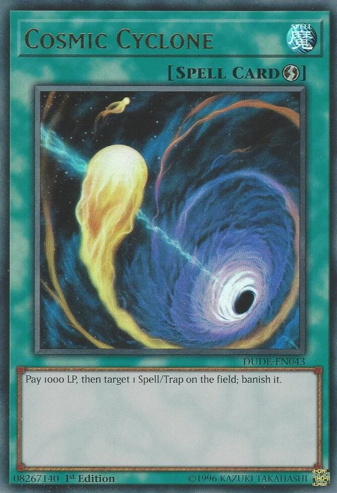 Cosmic Cyclone DUDE-EN043 card from Duel Devastator