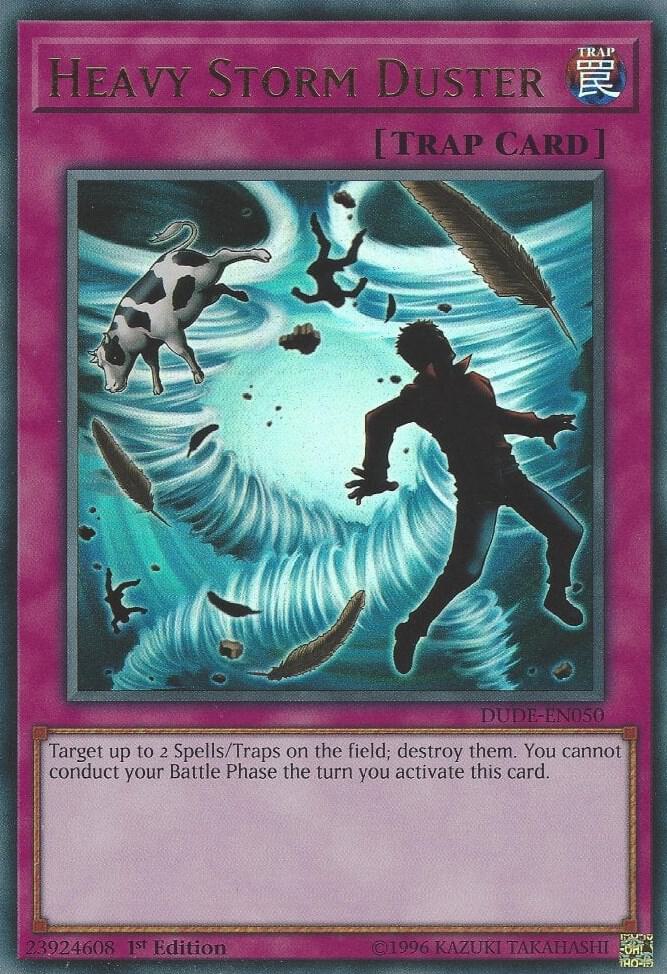 Heavy Storm Duster DUDE-EN050 card from Duel Devastator