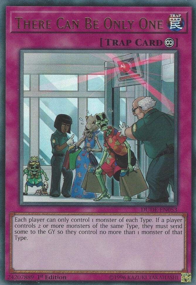 There Can Be Only One DUDE-EN053 card from Duel Devastator