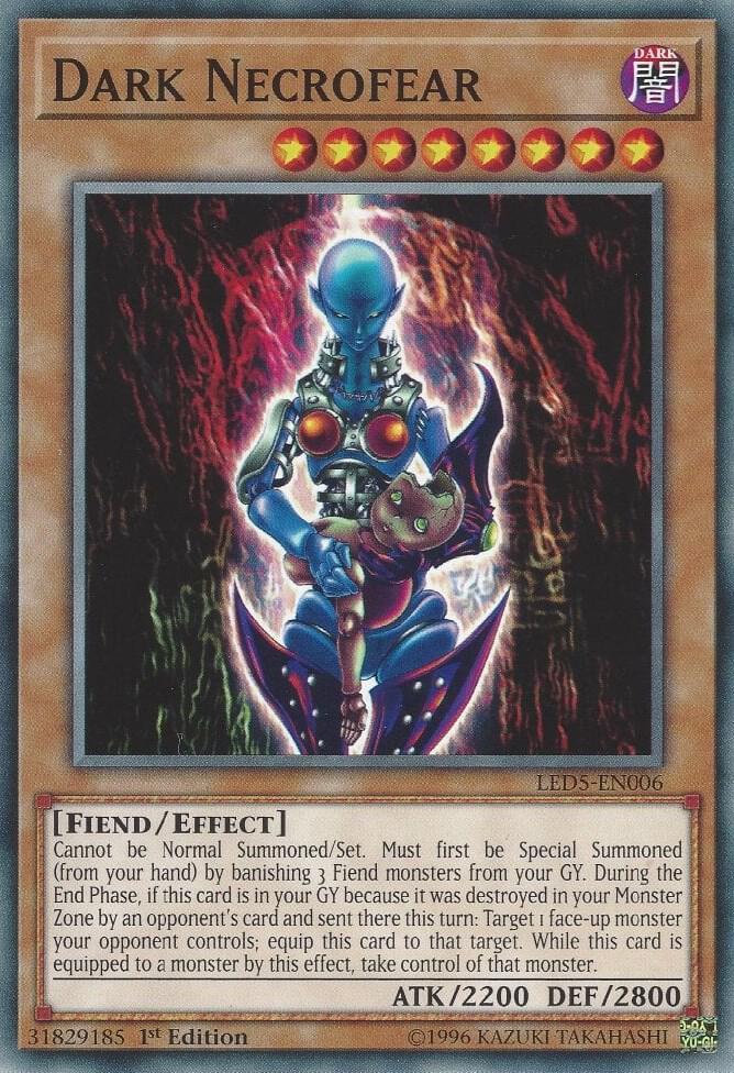 Dark Necrofear LED5-EN006 card from Legendary Duelists: Immortal Destiny