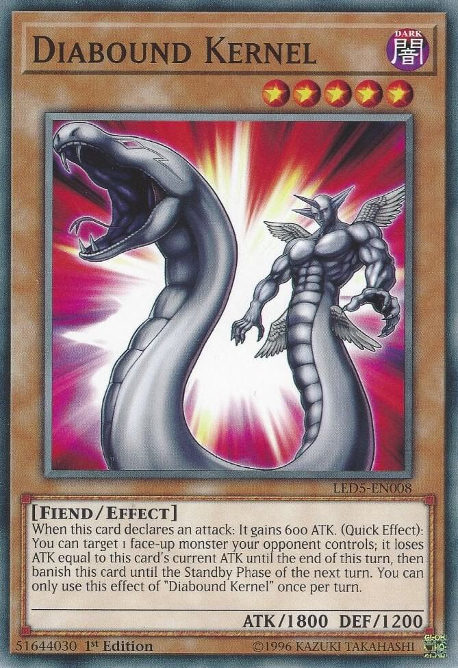 Diabound Kernel LED5-EN008 card from Legendary Duelists: Immortal Destiny