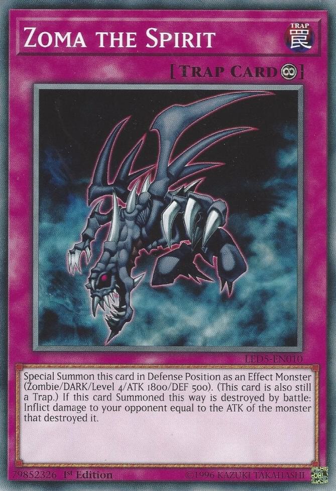 Zoma the Spirit LED5-EN010 card from Legendary Duelists: Immortal Destiny