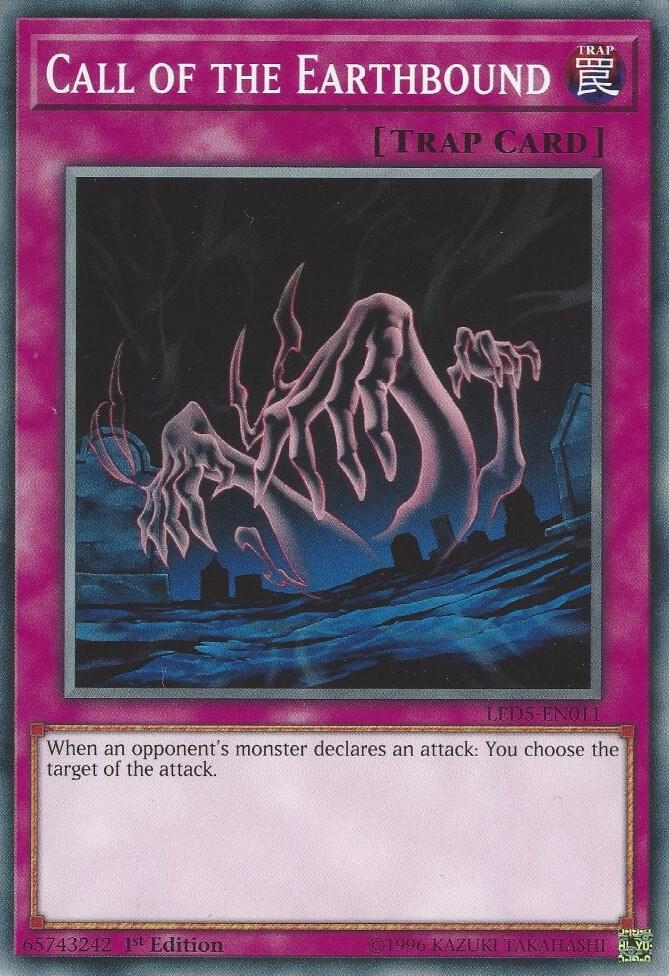 Call of the Earthbound LED5-EN011 card from Legendary Duelists: Immortal Destiny
