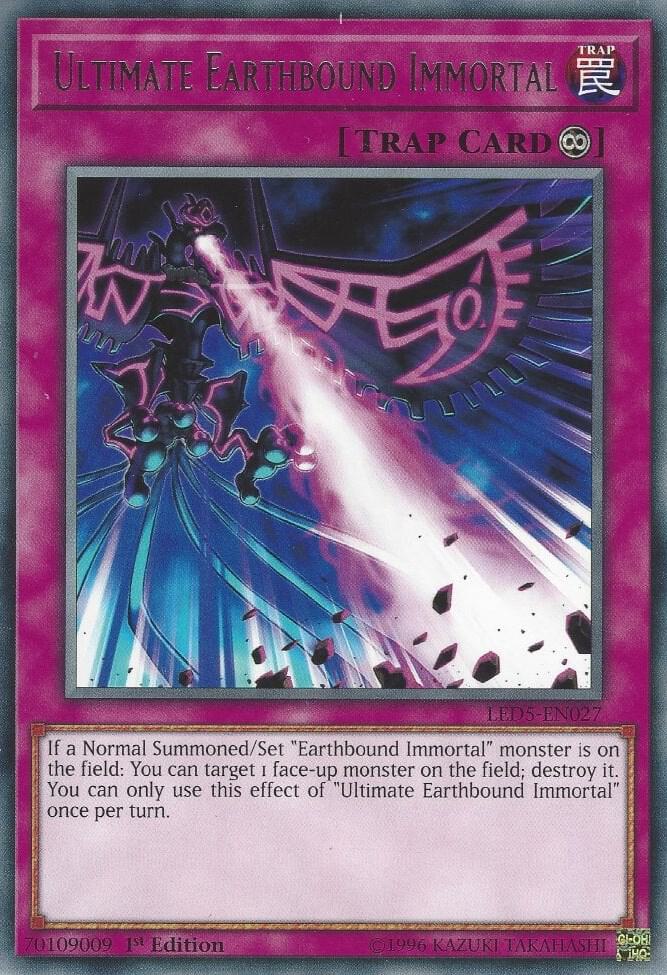 Ultimate Earthbound Immortal LED5-EN027 card from Legendary Duelists: Immortal Destiny