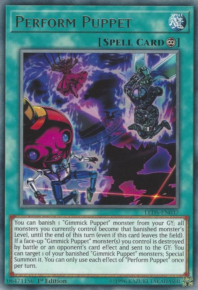 Perform Puppet LED5-EN037 card from Legendary Duelists: Immortal Destiny