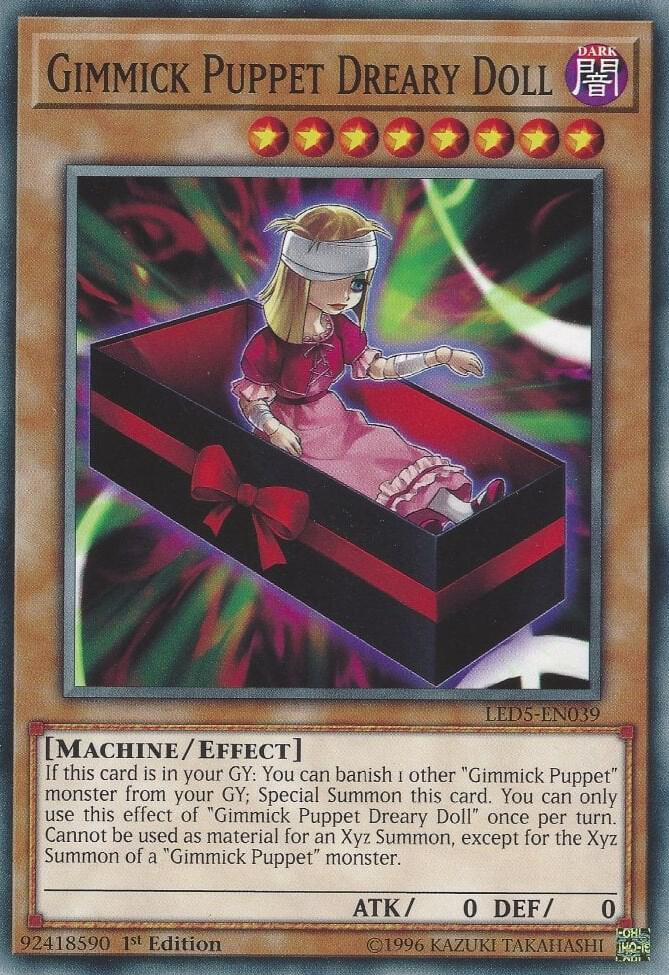 Gimmick Puppet Dreary Doll LED5-EN039 card from Legendary Duelists: Immortal Destiny