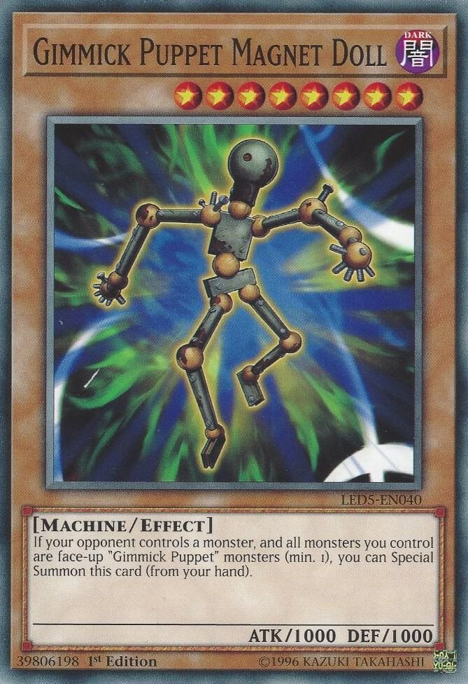 Gimmick Puppet Magnet Doll LED5-EN040 card from Legendary Duelists: Immortal Destiny