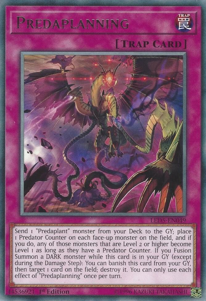 Predaplanning LED5-EN049 card from Legendary Duelists: Immortal Destiny