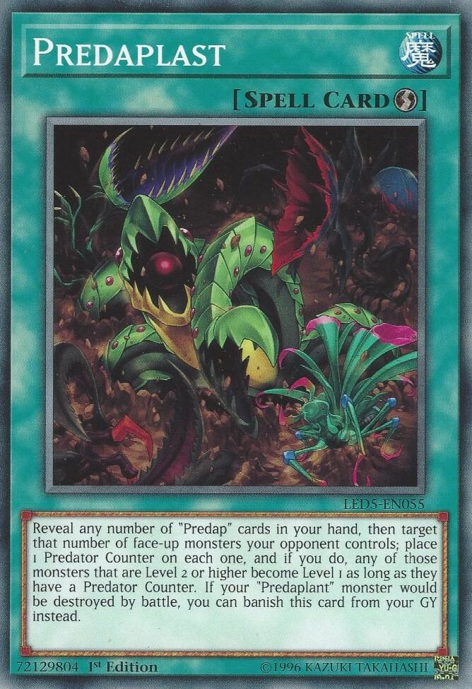 Predaplast LED5-EN055 card from Legendary Duelists: Immortal Destiny