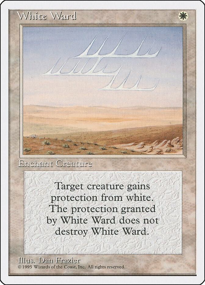 White Ward card from Fourth Edition