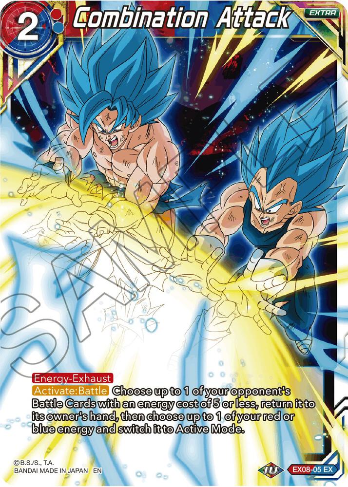 Combination Attack EX08-05 card from Expansion Deck Box Set 08: Magnificent Collection - Forsaken Warrior
