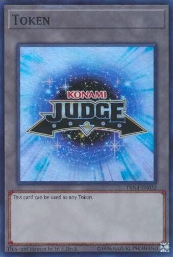 Official Judge Token: TKN4-EN032 card from Judge Promotional Cards