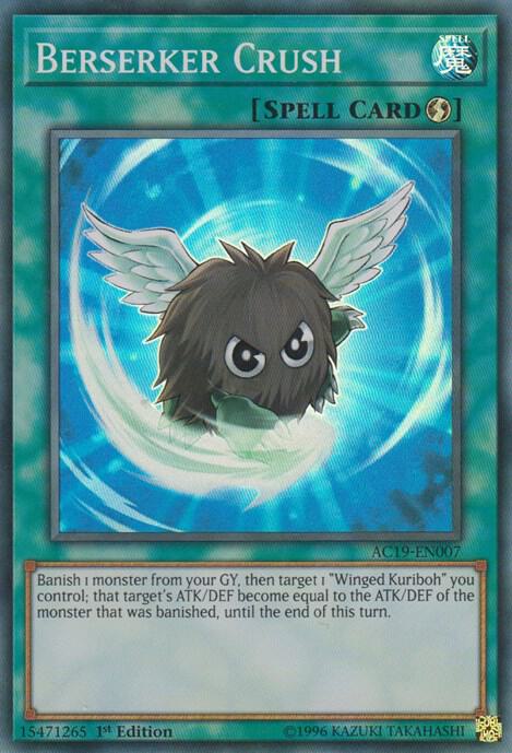 Berserker Crush AC19-EN007 card from Advent Calendar 2019